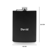 Personalized Hip Flask Black