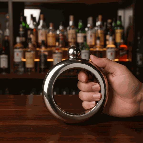 Personalized Hip Flask - Silver