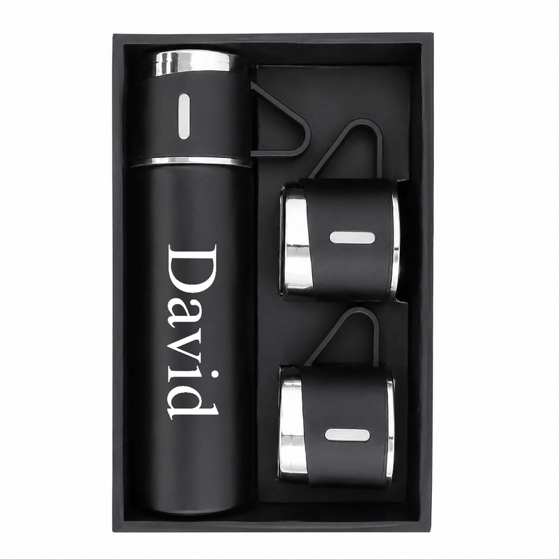 Personalized Vacuum Flask Set