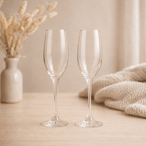 Personalized Champagne Flute Glasses