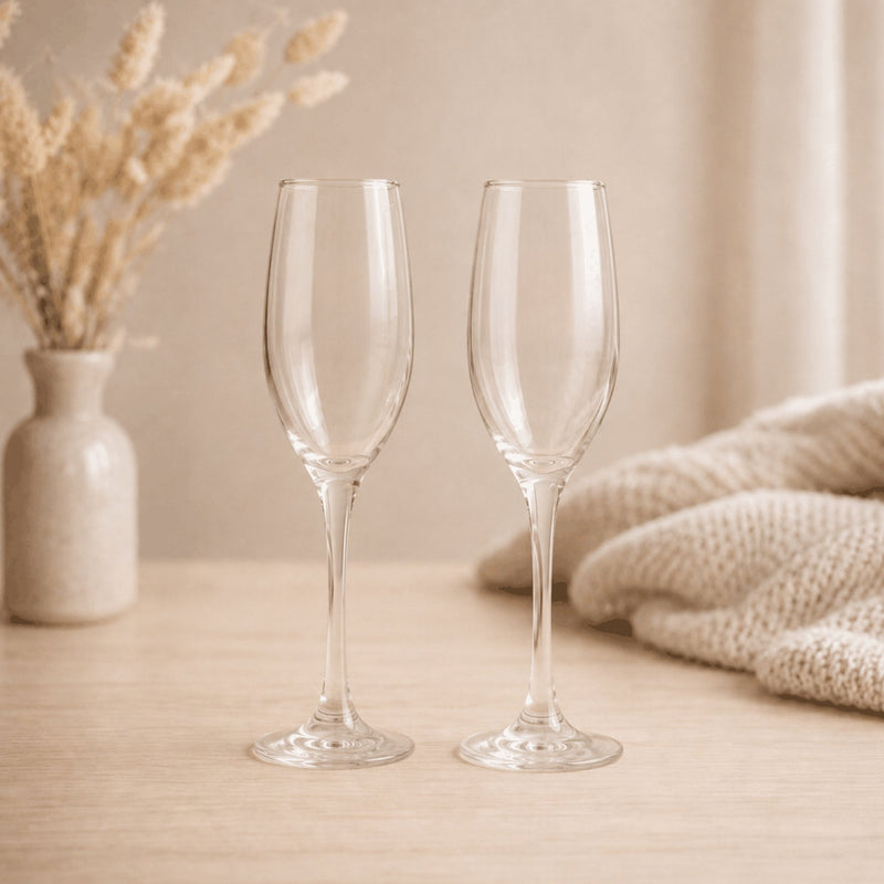 Personalized Champagne Flute Glasses