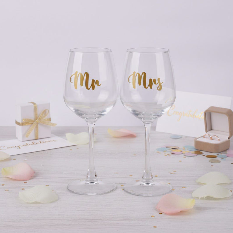 Personalized Couple Wine Glass