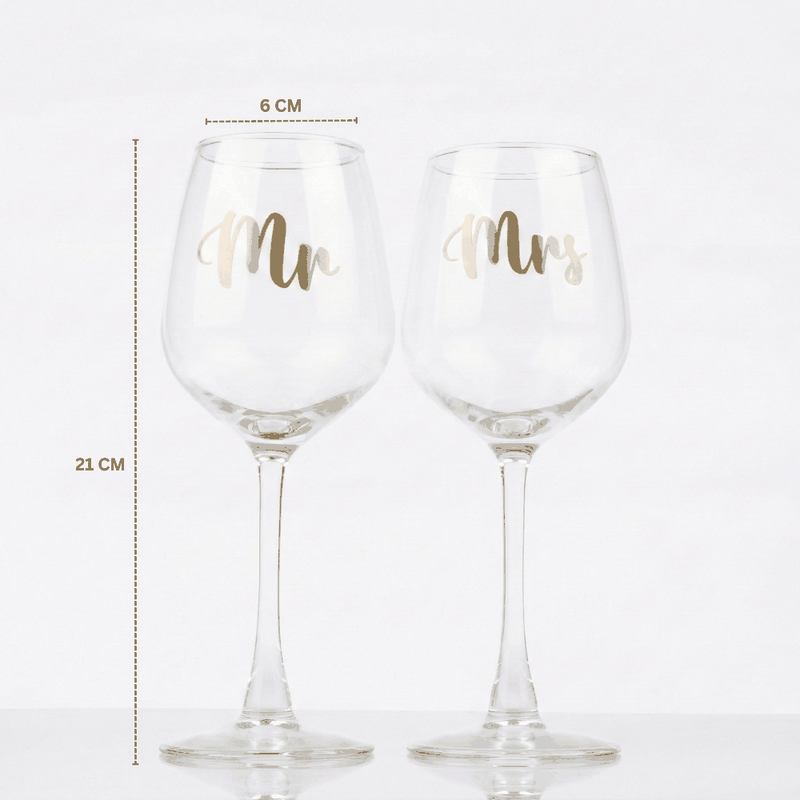 Personalized Couple Wine Glass