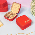 Personalized Jewellery Boxes - Red