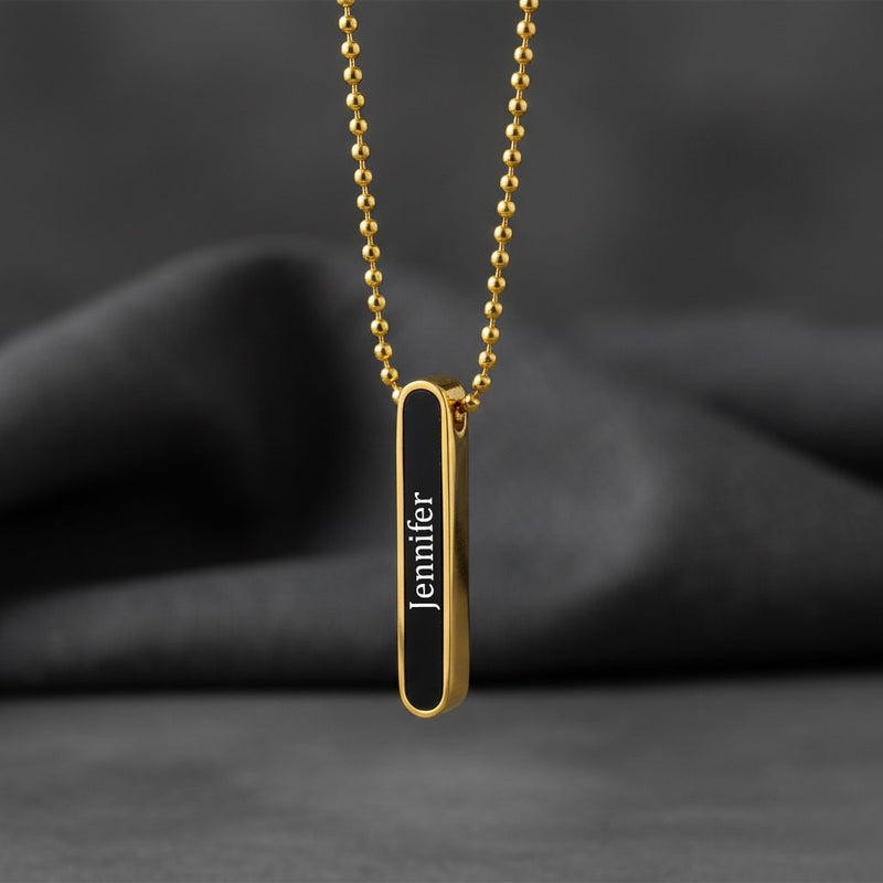 Personalized Silver And Gold Chain