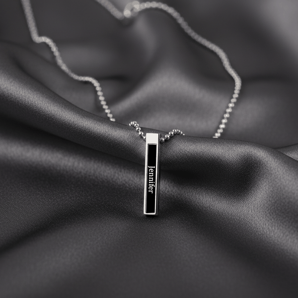 Personalized Silver And Gold Chain