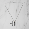 Personalized Silver And Gold Chain