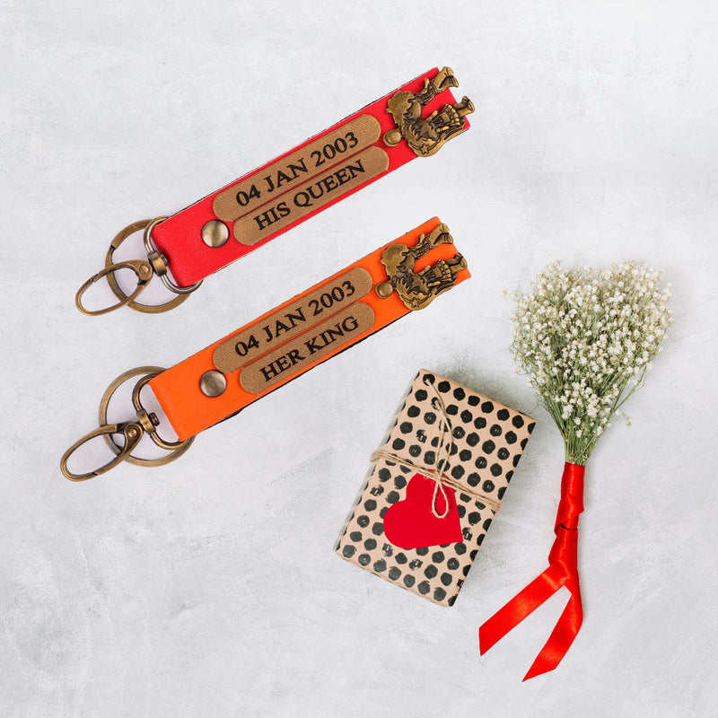Personalized Couple Keychain Couple Keychain 1
