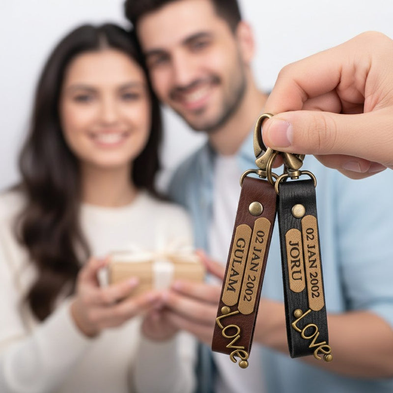 Personalized Couple Keychain Couple Keychain 2
