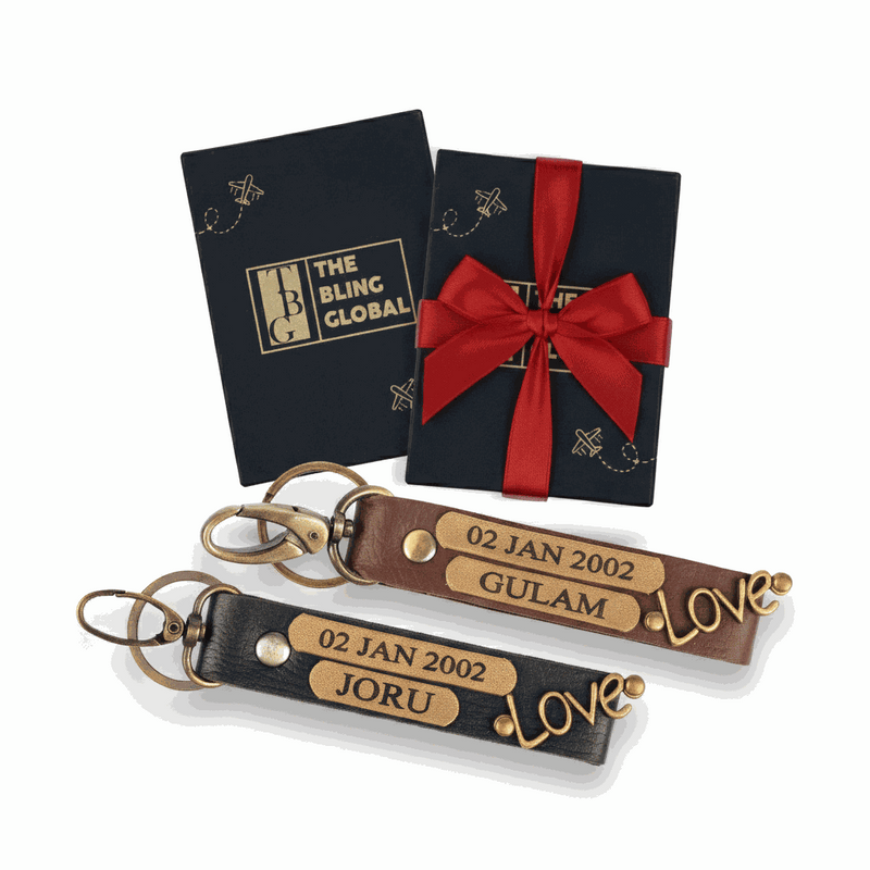 Personalized Couple Keychain Couple Keychain 2