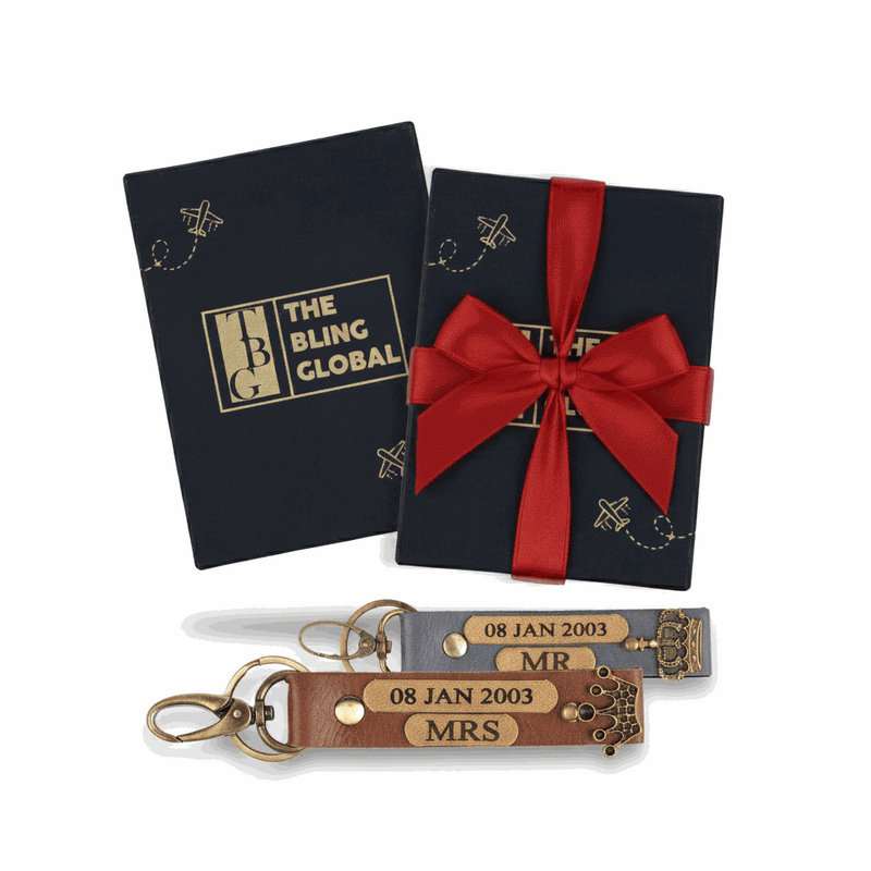 Personalized Couple Keychain Couple Keychain 4