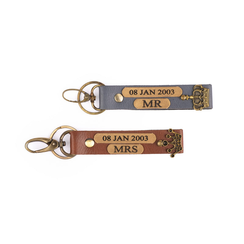 Personalized Couple Keychain