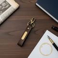 Personalized Keychains - Dark Brown