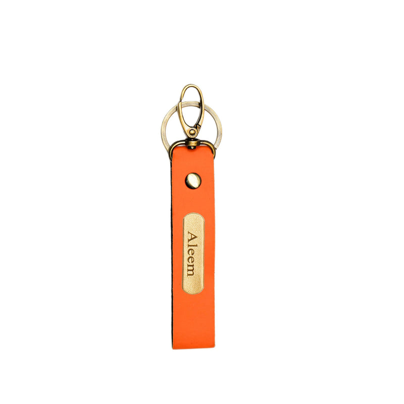 Personalized Keychains - Orange