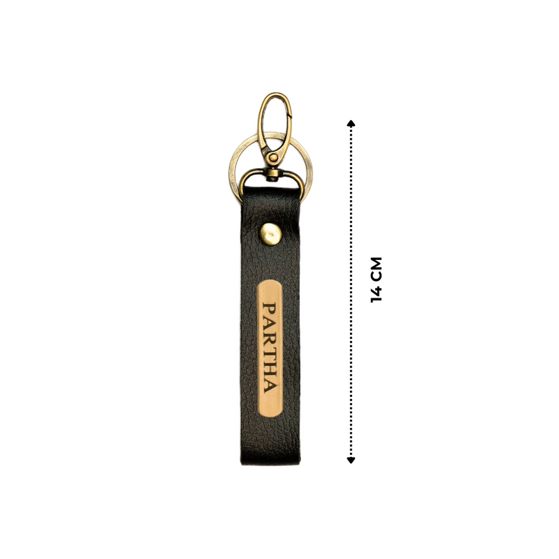 Personalized Keychains - Texture Black