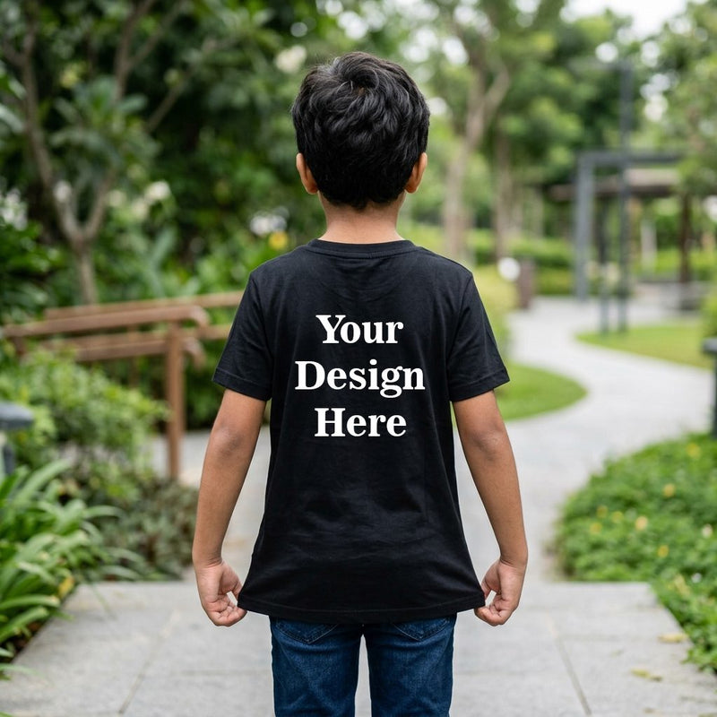 Personalized Kids T-Shirts - Black