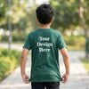 Personalized Kids T-Shirts - Bottle Green
