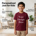 Personalized Kids T-Shirts - Maroon