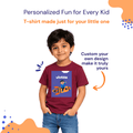 Personalized Kids T-Shirts - Maroon