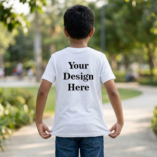 Personalized Kids T-Shirts - White