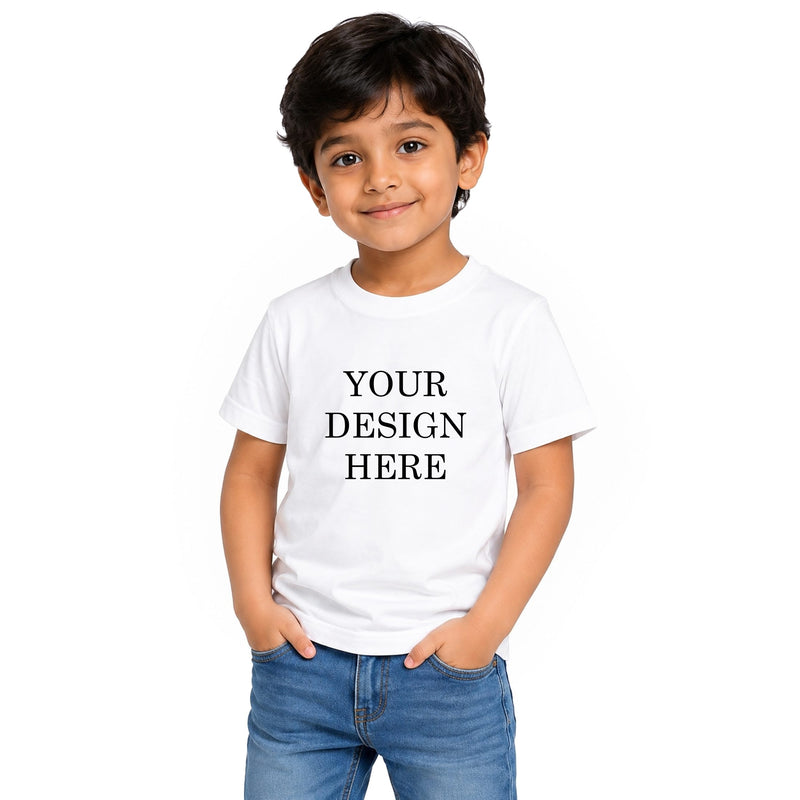 Personalized Kids T-Shirts - White