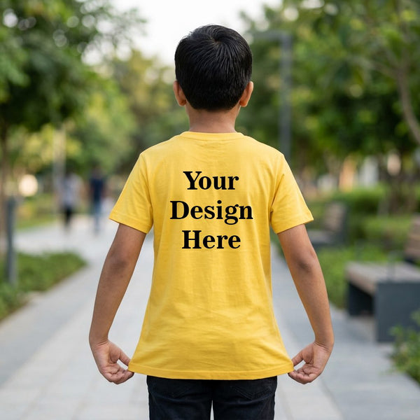 Personalized Kids T-Shirts - Yellow