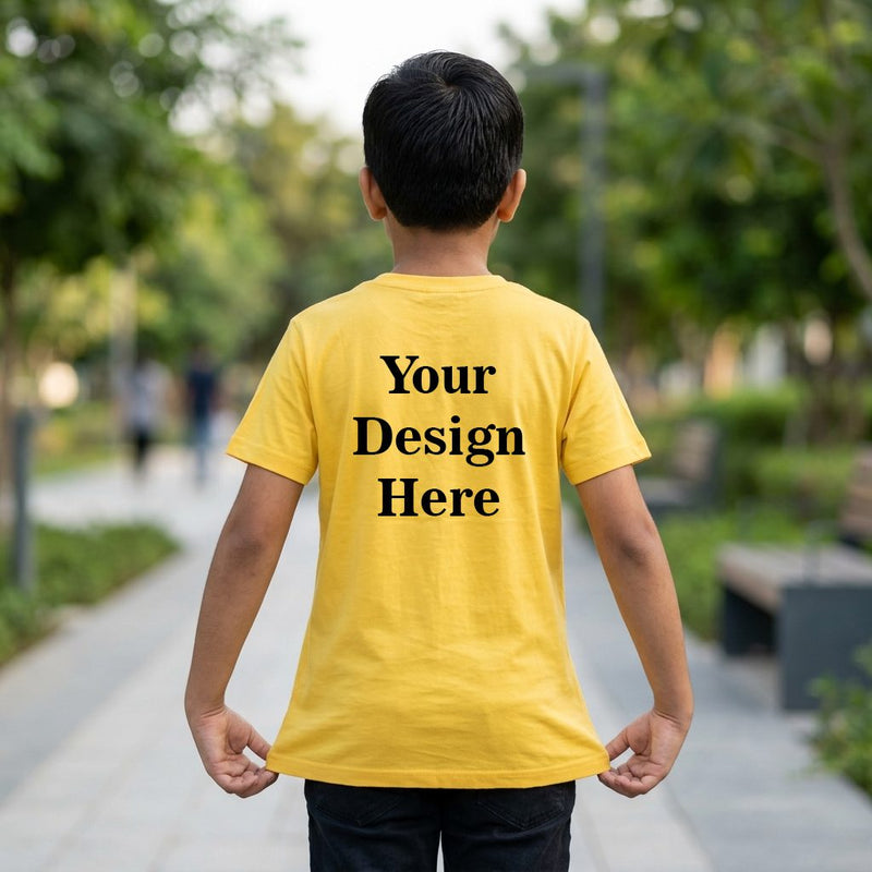 Personalized Kids T-Shirts - Yellow