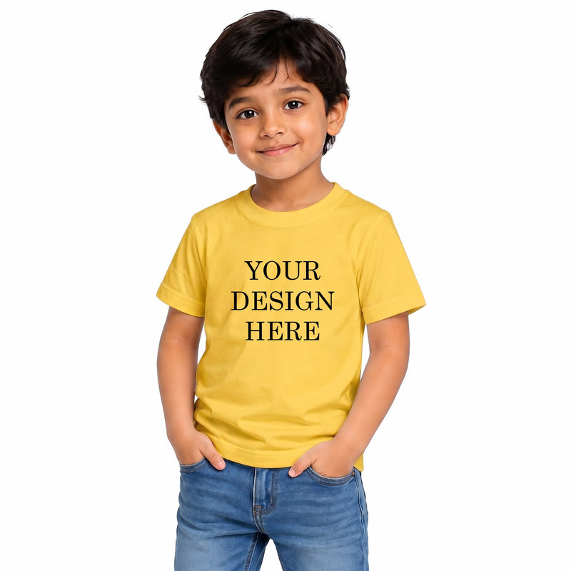 Personalized Kids T-Shirts - Yellow