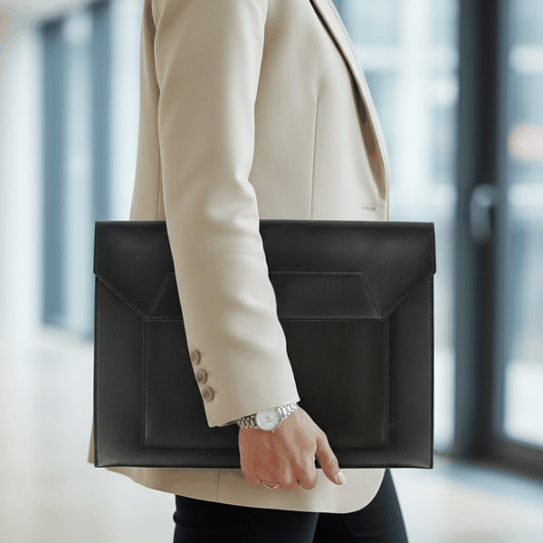 Personalized Folder Bag - Black