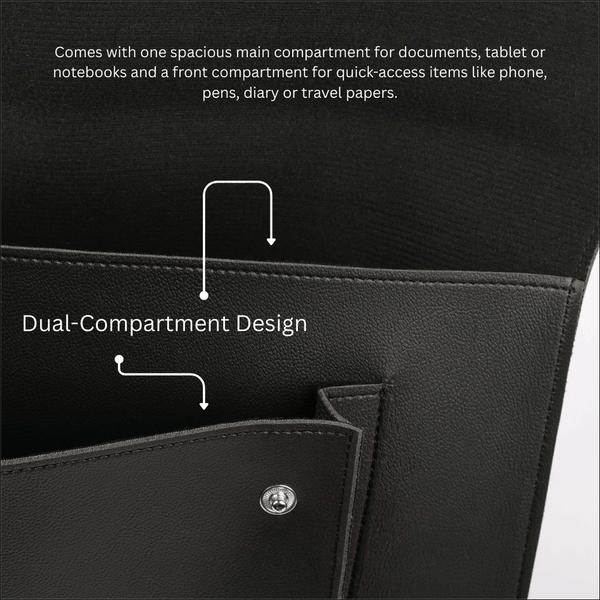 Personalized Folder Bag - Black