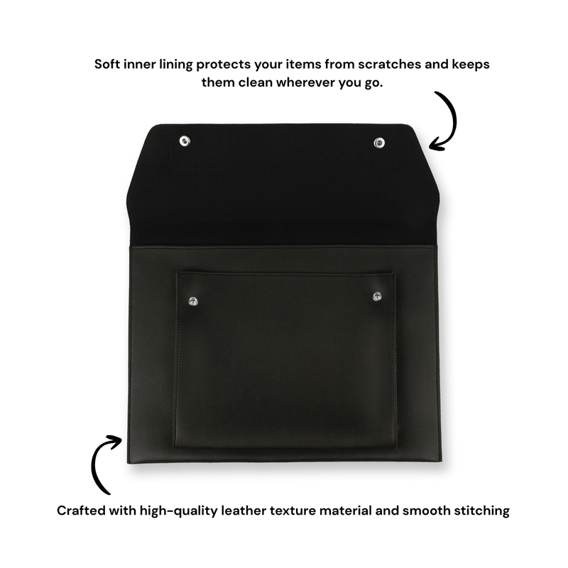 Personalized Folder Bag - Black