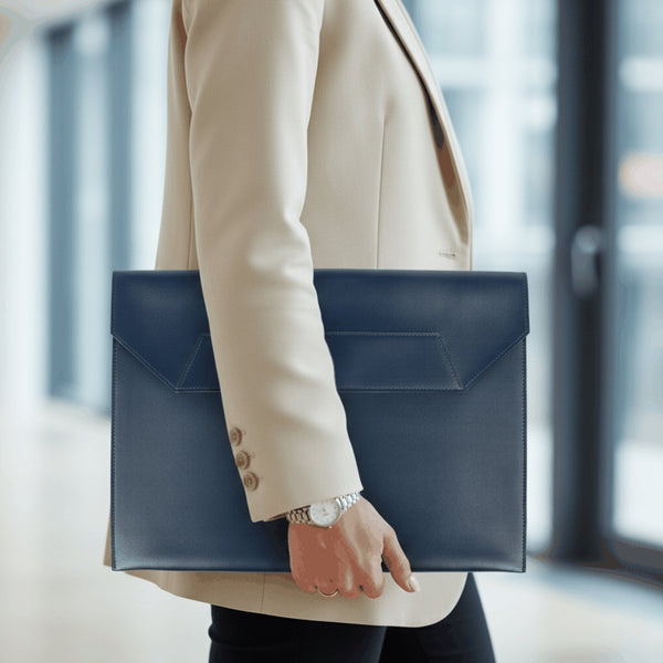 Personalized Folder Bag - Blue