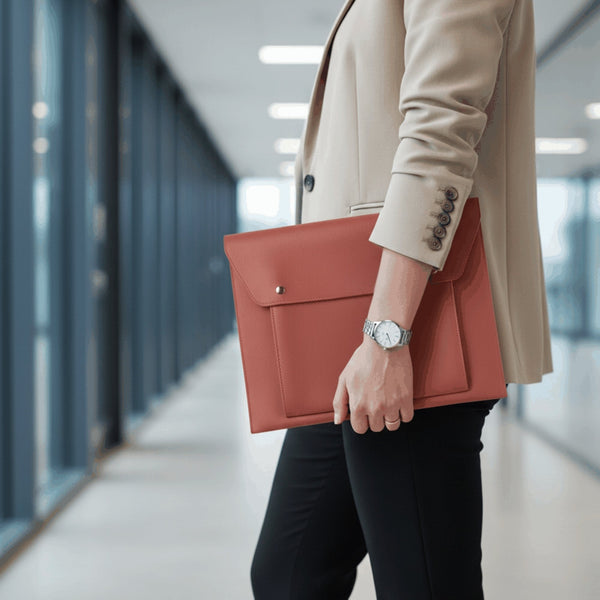Personalized Folder Bag - Brown