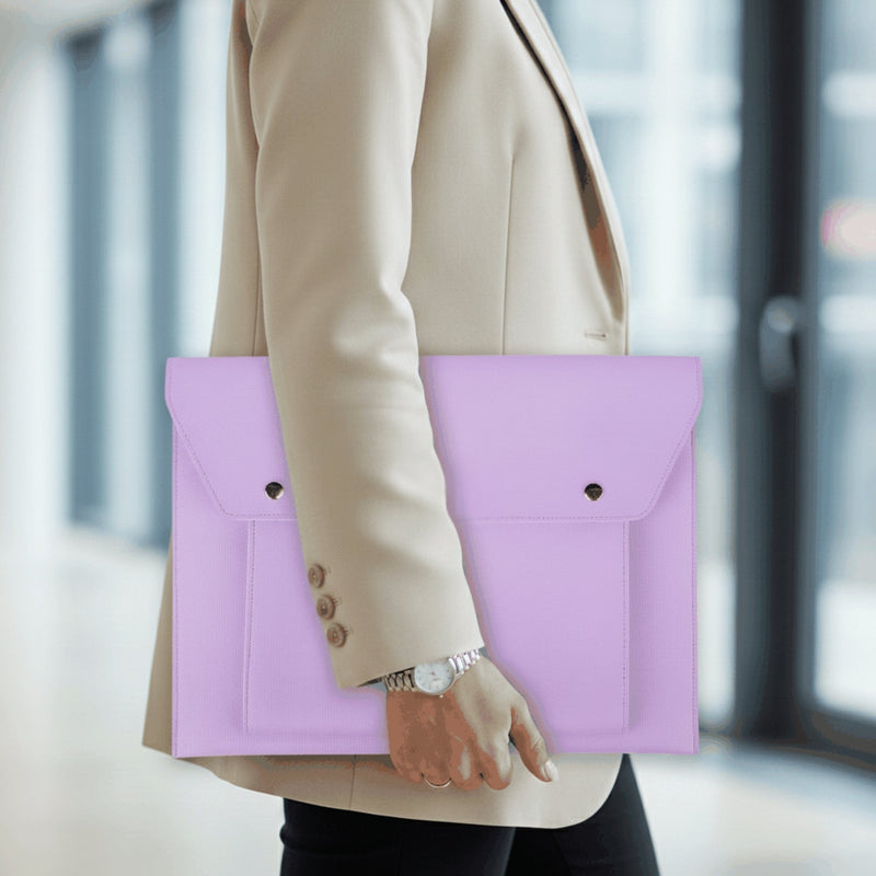 Personalized Folder Bag - Purple