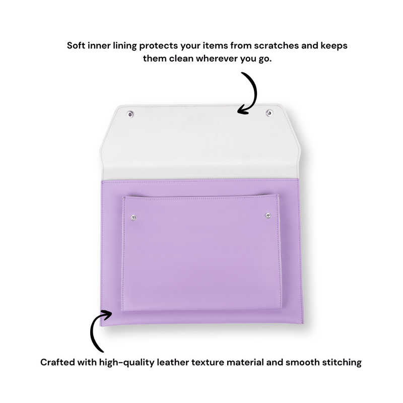 Personalized Folder Bag - Purple