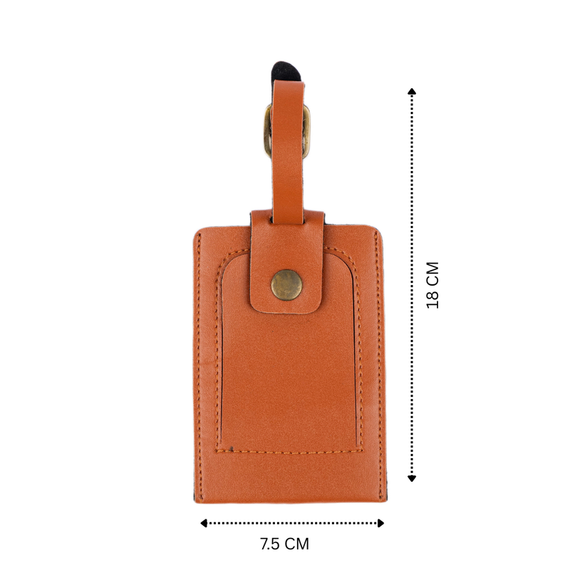 Personalized Luggage Tag - Beige