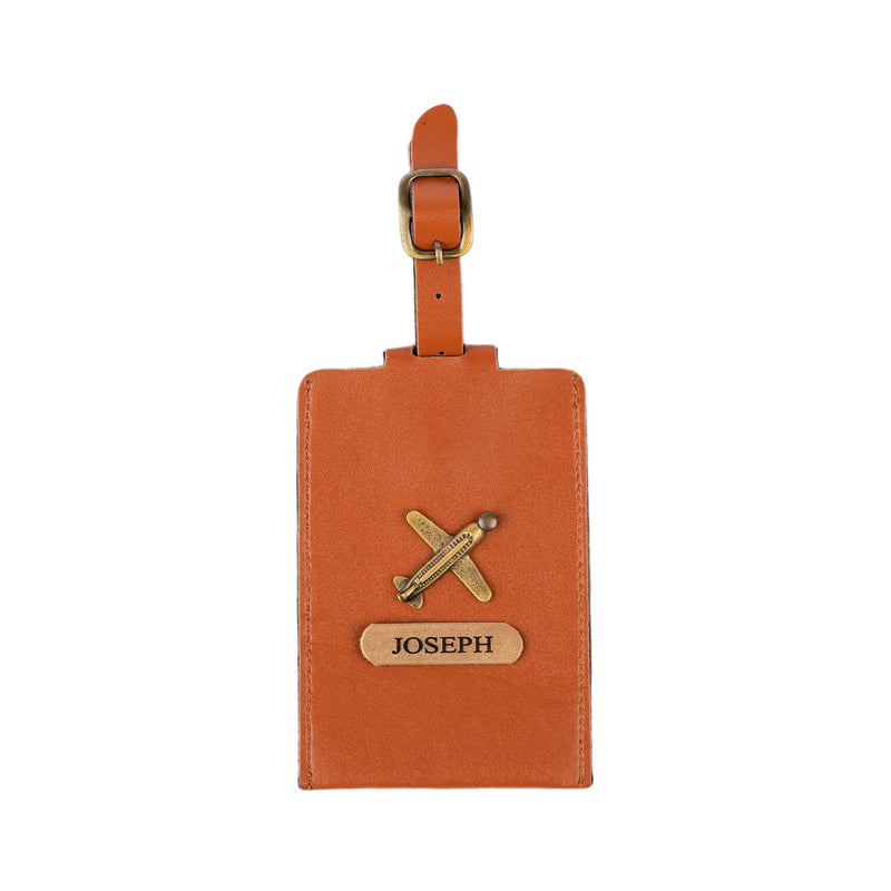 Personalized Luggage Tag - Beige