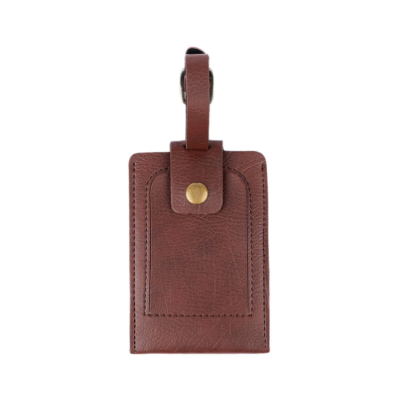 Personalized Luggage Tag - Brown