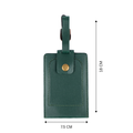 Personalized Luggage Tag - Green