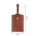 Personalized Luggage Tag - Light Brown