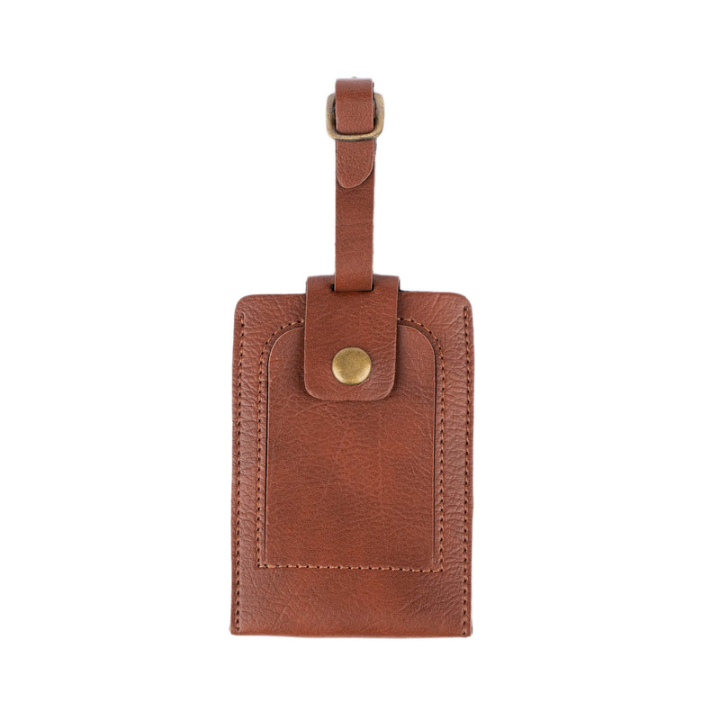Personalized Luggage Tag - Light Brown