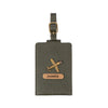 Personalized Luggage Tag - Olive Green