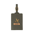 Personalized Luggage Tag - Olive Green