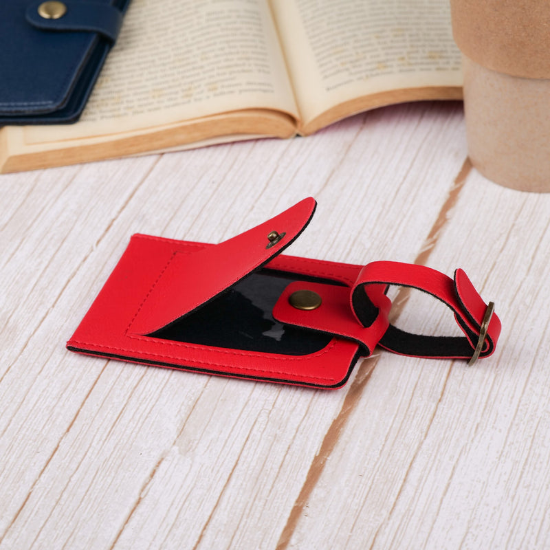 Personalized Luggage Tag - Red