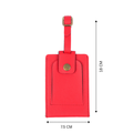 Personalized Luggage Tag - Red