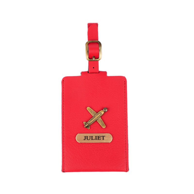 Personalized Luggage Tag - Red