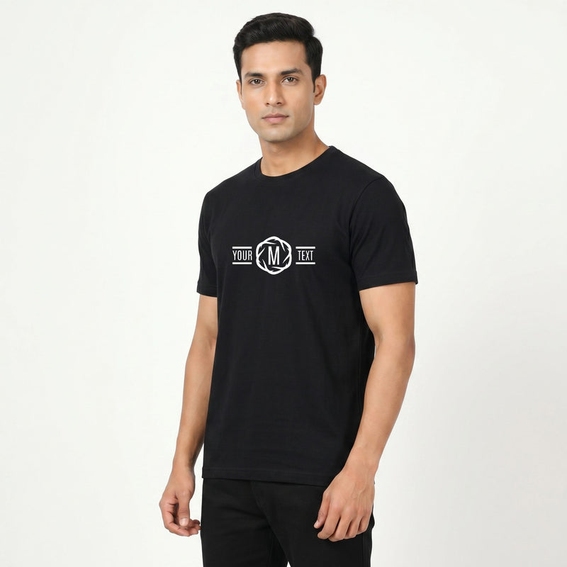Personalized Men T-Shirts - Black