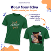 Personalized Men T-Shirts - Bottle Green