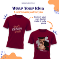 Personalized Men T-Shirts - Maroon