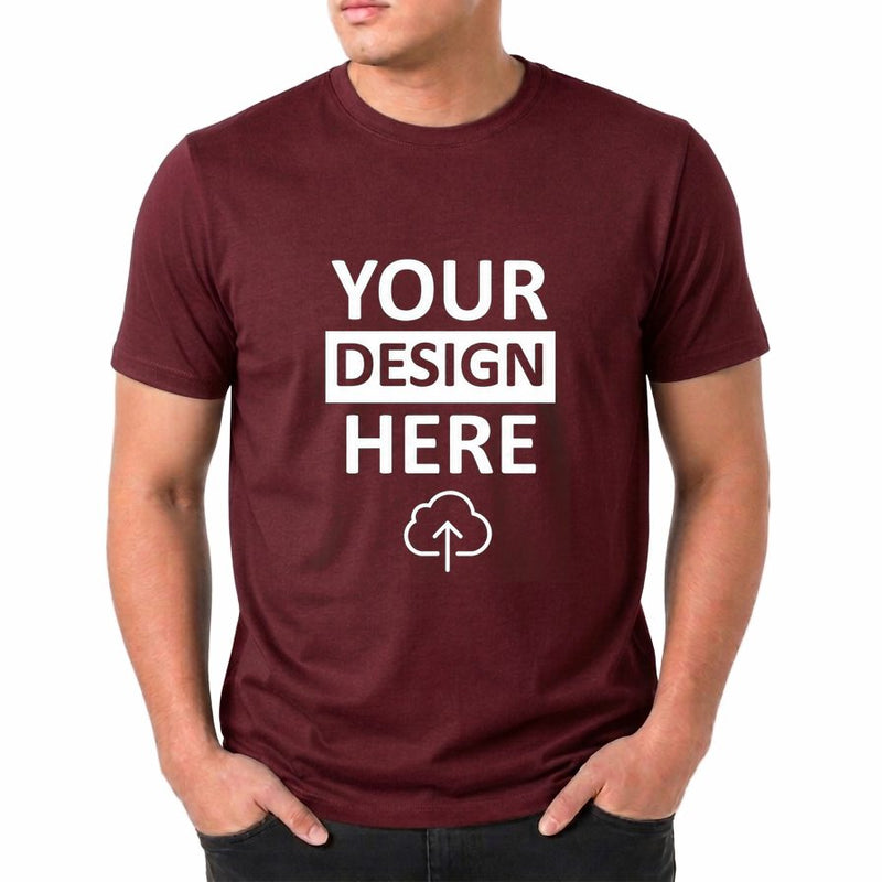 Personalized Men T-Shirts - Maroon